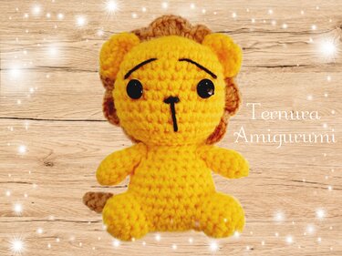Crochet pattern little lion PDF Ternura Amigurumi English Deutsch Dutch