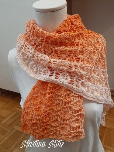 Levelek - Stola, Schal, Loop - Häkeln