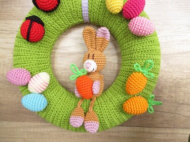 Türkranz Ostern Häkelanleitung