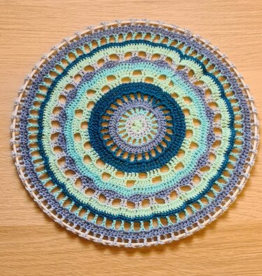 Anleitung Gro&szlig;es Mandala - Häkeln