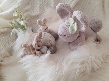 Puschel - Das Häschen, Häkelanleitung