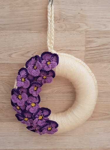 Häkelanleitung "Stiefmütterchen"