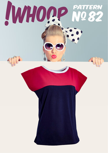 !WHOOP NO 82 Shirt Schnittmuster & Nähanleitung GR. 32-46