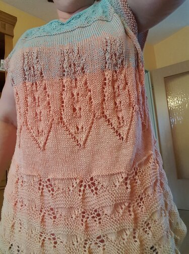 Anleitung RVO-Shirt / Tunika Inselblüte - Stricken