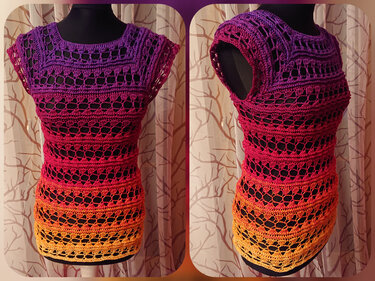 Tunika Zora h&auml;keln - Häkeln