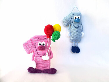 Number 1 - Crochet pattern
