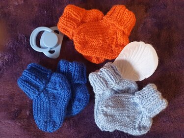 Strickanleitung für kuschelige Frühchen Söckchen in Größe 44/46! - Bild 10