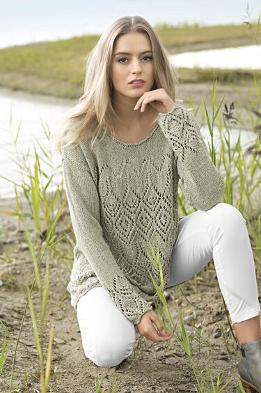 Strickanleitung: PULLI MIT AJOURMUSTER - Stricken