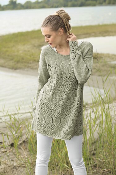 Strickanleitung: PULLI MIT AJOURMUSTER - Stricken
