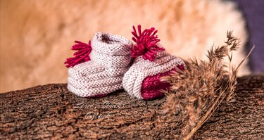 Strickanleitung Baby-Booties - Bild 2