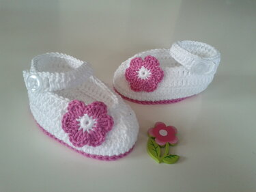 Häkelanleitung Babyballerinas / E-Book PDF