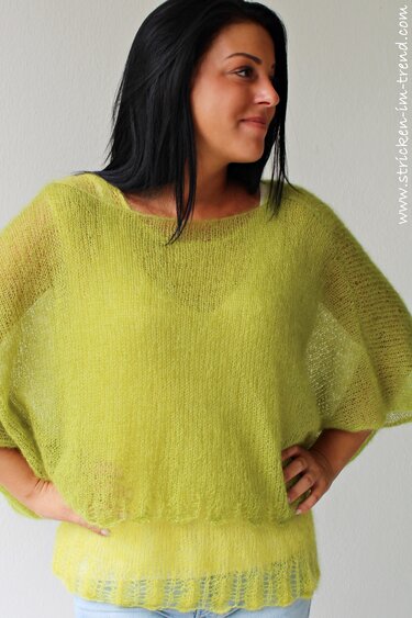 Lightweight Spring Set – Knit Top and Poncho | KidSeta #1 - Image 4