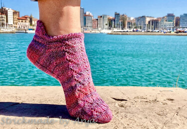 Sneakersocken Degana mit einem hinten erhöhten Rand incl Mäusezähnchen