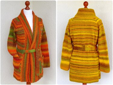 Strickjacke mit Schalkragen - Stricken