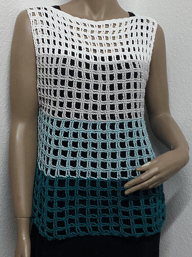 Häkelanleitung Sommer Top A-Linie alle Größen