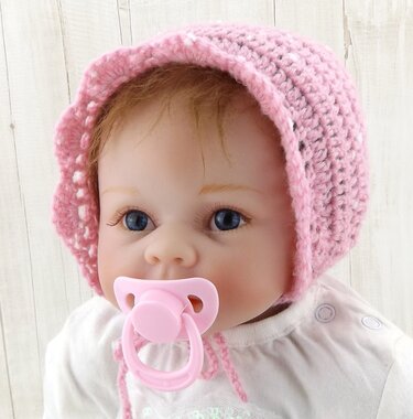 Häkelanleitung: Babymütze "Retro"