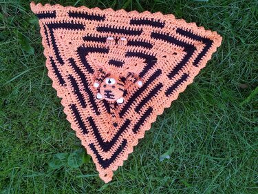 Häkelanleitung Schnuffeltuch Tiger Tommy