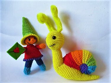 Häkelanleitung Schneckenpost