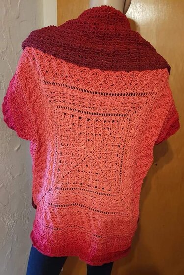 Häkelanleitung Seelenwärmer Düne und Meer