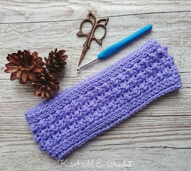 Bumps Upon Bumps Earwarmer - Crochet