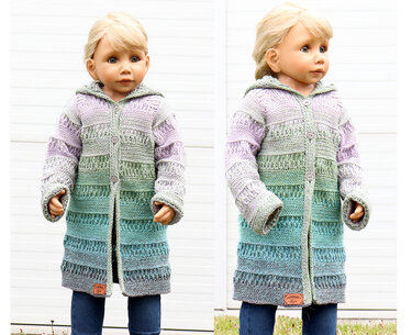 Cardigan "Chanté" for adults/ children (size 3 y - XXL) - Crochet