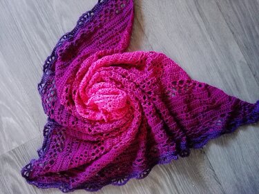 Anleitung Éadach Dreiecktuch - Häkeln