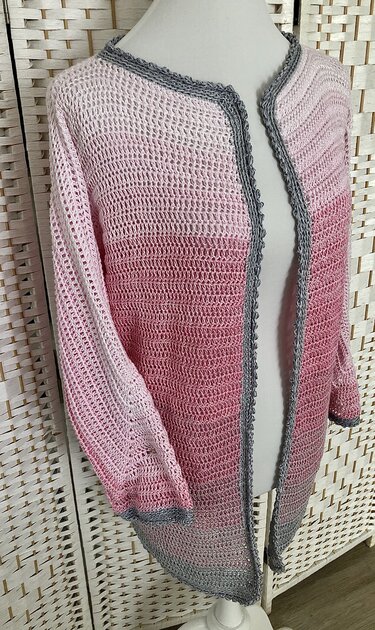 Häkelanleitung 1-Bobbel-TURBO-Jacke - Bild 3