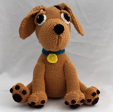 balu the golden retriever crochet pattern english