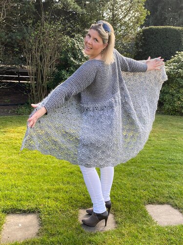 Häkelanleitung Mantel/Jacke La Belle alle Größen