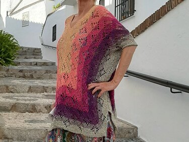 Häkelanleitung Pullover, Shirt, für alle Größen - Bild 4