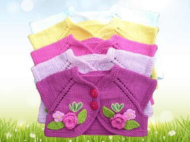 Bolero Knitting pattern 5 sizes