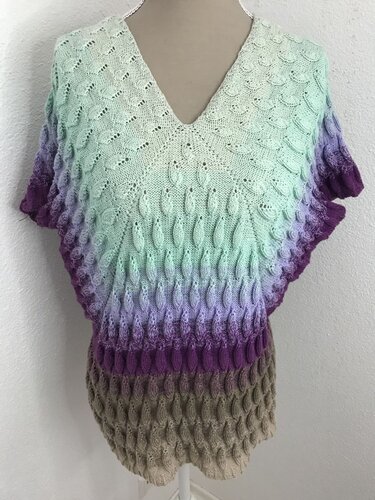 Sommerflair Tunika - Stricken