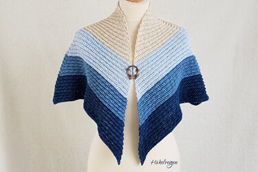 Crochet Shawl Pattern "Nordseestrand"