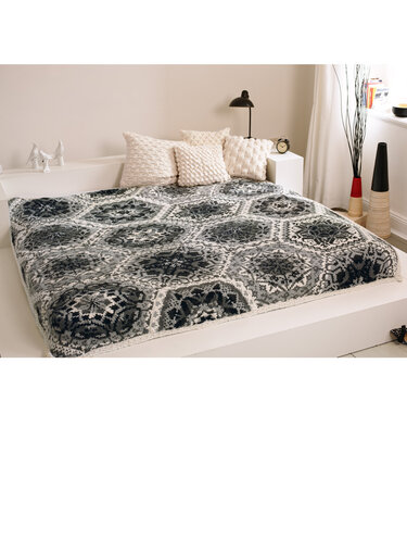 Strickanleitung: Home und Deko-Plaid Oswin