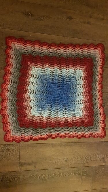 Häkelanleitung Babydecke Kuschelwelle