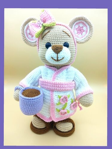 Häkelanleitung / Amigurumi / Guten Morgen Bär