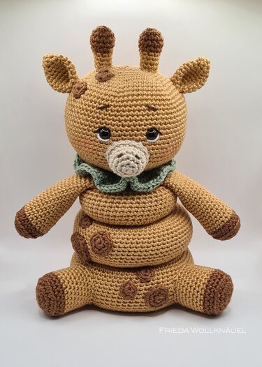 PDF Häkelanleitung Stapelturm Giraffe Nala