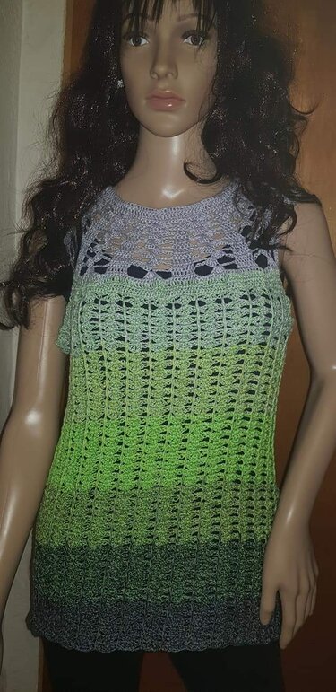 Mermaid Rundpasse häkeln in allen Größen, Shirt , Tunika oder Kleid - Bild 6