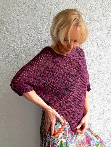 Oberteil, Shirt, Super Woman, alle Größen, häkeln