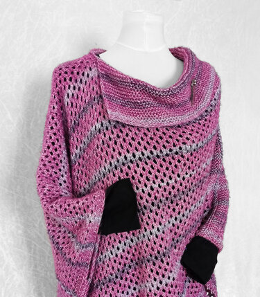 Knitting pattern Poncho Network