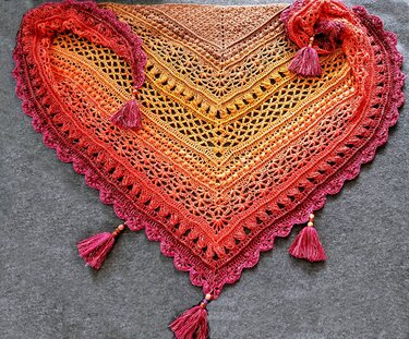 Masala Wonder - Häkeltuch - Häkeln