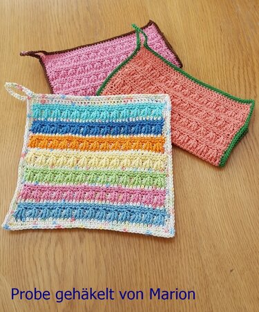 Spültücher / Topflappen   Häkelanleitung - Bild 2