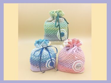 Häkelanleitung / Geschenkesäckchen