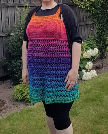 Rio de Janeiro - Top/Kleid häkeln in allen Damengrößen und Längen