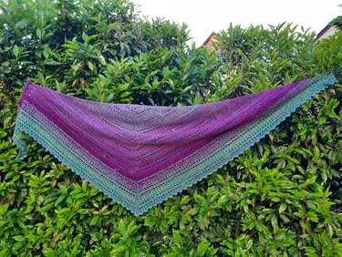 "Schlicht und einfach" ein Tuch - Anleitung für 3 Formen - beliebige Größe - Häkeln