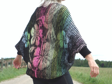 Seelenwärmer Hummingbird Illusionsstricken