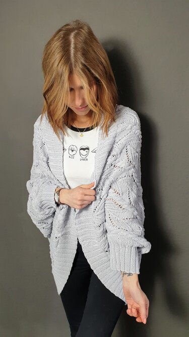 184 Strickanleitung Seelenwärmer Loch Zopf Elisa - Bild 2