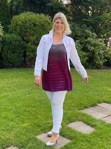 Häkelanleitung Tunika Bezaubernd Größe XS-XXXL