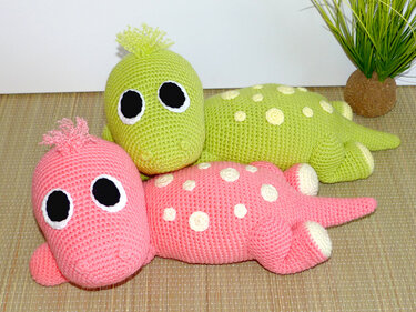 Häkelanleitung Dino Baby