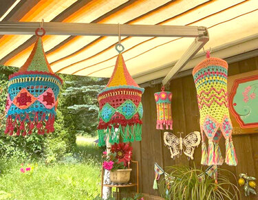 Lampion häkeln: "Sommerglück"